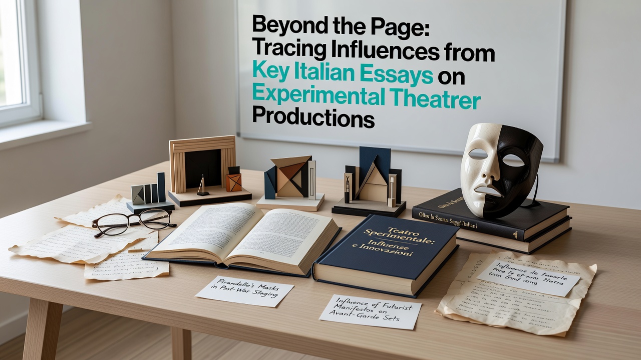 Beyond the Page: Tracing Influences from Key Italian Essays on Experimental Theater Productions